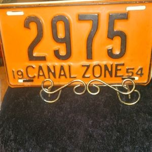 Vitage Texas License Plate 1954